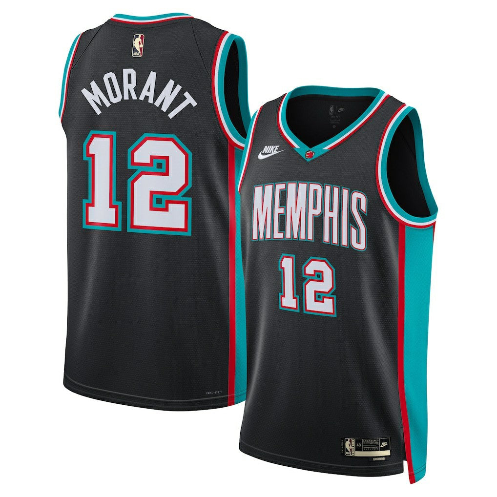 Ja Morant Memphis Grizzlies Unisex Swingman Jersey - Classic Edition - Black | Nike for sale