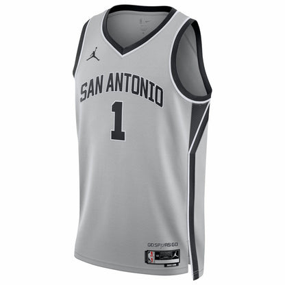 Victor Wembanyama San Antonio Spurs Jordan Brand Unisex Swingman Jersey - Statement Edition - Silver discount
