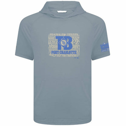 Tampa Bay Rays Levelwear 2025 Spring Training Phase Hoodie T-Shirt - Gray
