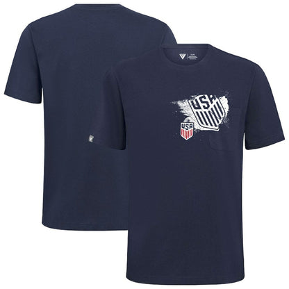 USMNT Levelwear Focal Blasted T-Shirt - Navy sale