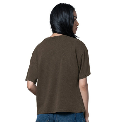 Cleveland Browns Starter Women's Oversized Hall of Fame T-Shirt - Heather Brown sale