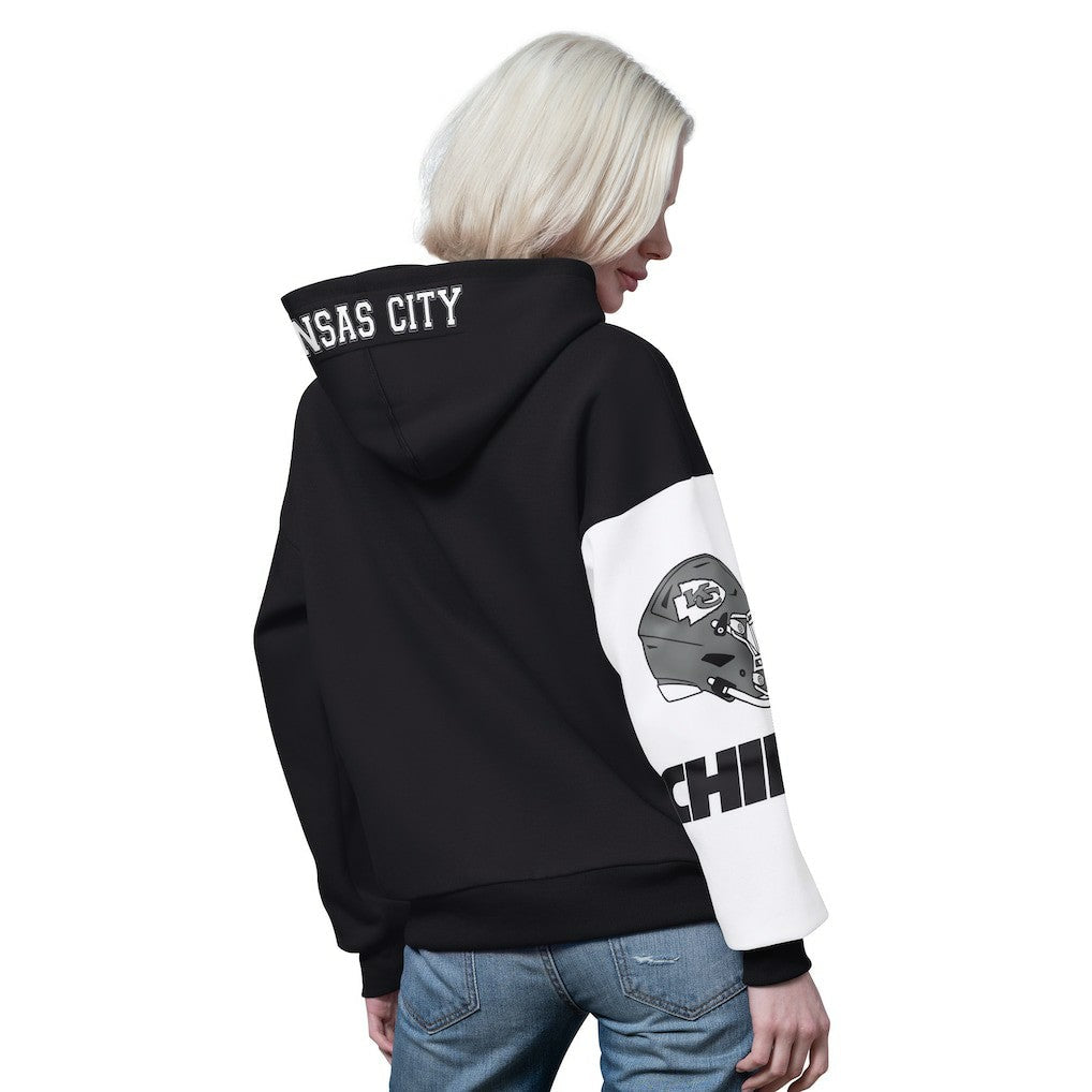 Kansas City Chiefs Starter Women's 4th Down Full-Zip Hoodie - Black online