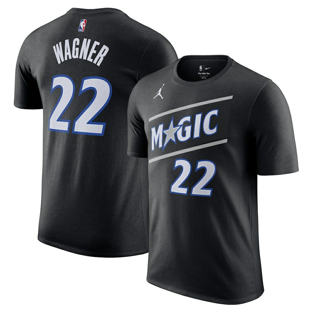 Franz Wagner Orlando Magic Jordan Brand Unisex Name & Number T-Shirt - Statement Edition - Black on sale