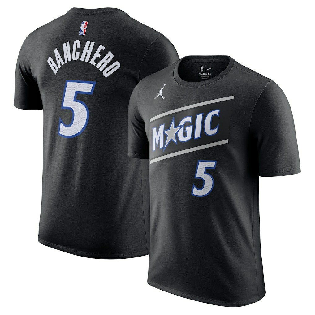 Paolo Banchero Orlando Magic Jordan Brand Unisex Name & Number T-Shirt - Statement Edition - Black for sale