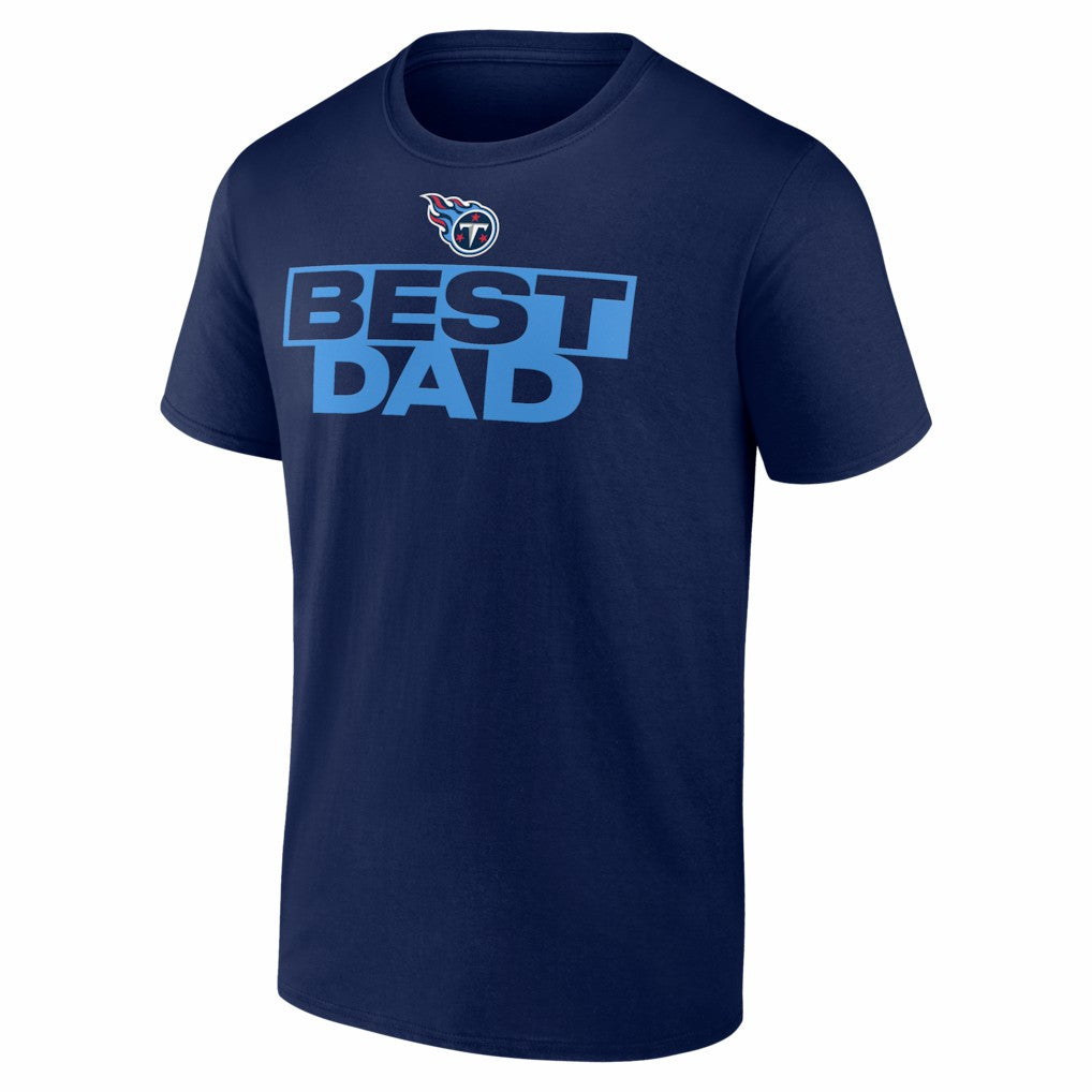 Tennessee Titans Best Dad Father's Day T-Shirt - Navy on sale