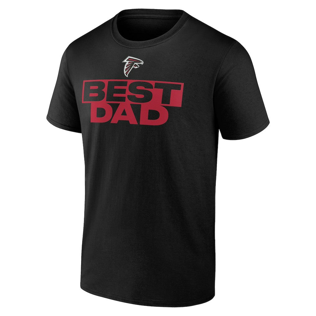 Atlanta Falcons Best Dad Father's Day T-Shirt - Black sale