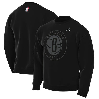 Brooklyn Nets Jordan Brand Statement Edition Sweatshirt - Black shop