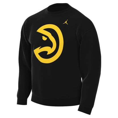 Atlanta Hawks Jordan Brand Statement Edition Sweatshirt - Black sale