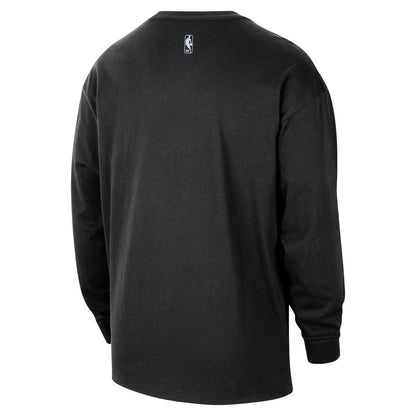 Toronto Raptors 2025/26 City Edition Remix Essential Logo Long Sleeve T-Shirt - Black | Nike for sale
