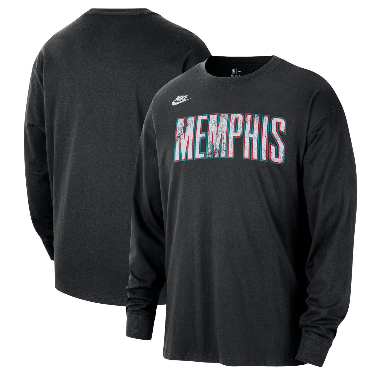 Memphis Grizzlies Unisex Classic Edition Hardwood Classics Essential Logo Long Sleeve T-Shirt - Black | Nike online