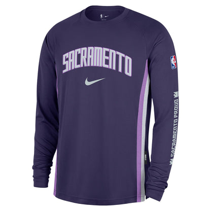 Sacramento Kings 2025/26 City Edition Authentic Pregame Dri-FIT Long Sleeve Shooting T-Shirt - Purple | Nike sale