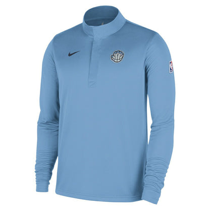 Memphis Grizzlies 2025/26 City Edition Remix Authentic Coaches Dri-FIT Half-Zip Top - Light Blue | Nike for sale