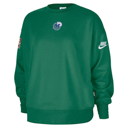 Dallas Mavericks Women's Classic Edition Hardwood Classics Premium Phoenix Fleece Sweatshirt sale - Green | Nike sale