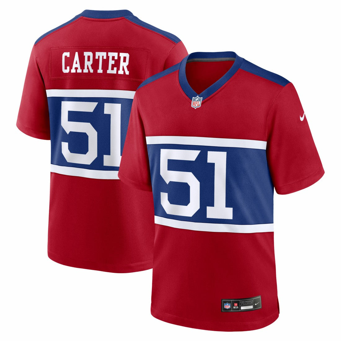 Abdul Carter New York Giants First Round Pick Alternate Game Jersey - Red | Nike online