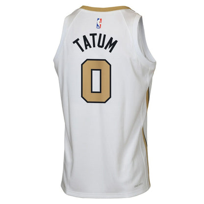Jayson Tatum Boston Celtics Youth 2025/26 City Edition Swingman Jersey - White | Nike discount