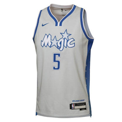 Paolo Banchero Orlando Magic Youth 2025/26 City Edition Swingman Jersey - Silver | Nike outlet