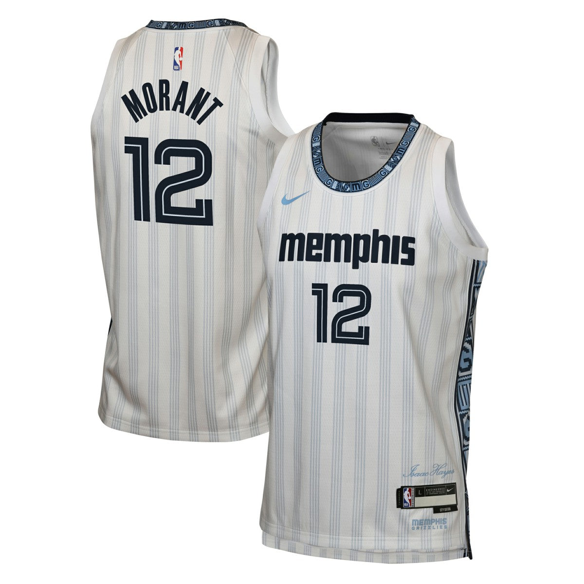 Ja Morant Memphis Grizzlies Youth 2025/26 City Edition Swingman Jersey - White | Nike outlet