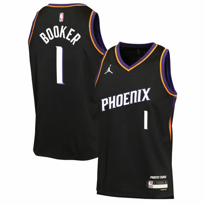 Devin Booker Phoenix Suns Jordan Brand Youth Swingman Jersey - Statement Edition - Black online
