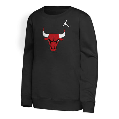 Chicago Bulls Jordan Brand Youth Courtside Statement Edition Sweatshirt - Black for sale