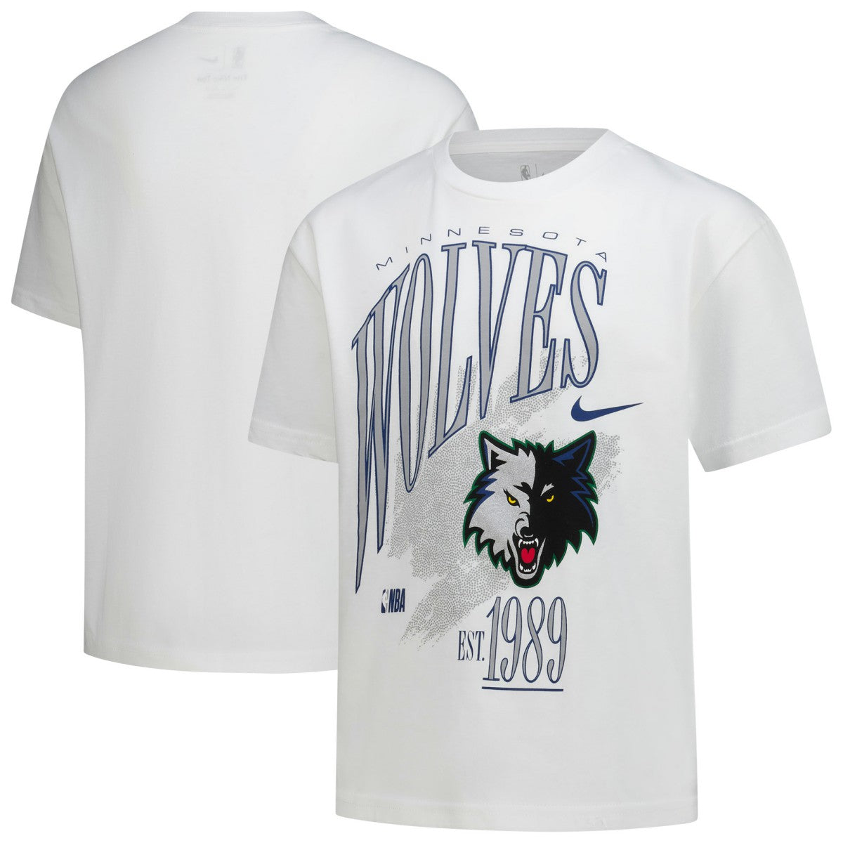 Minnesota Timberwolves Youth Hardwood Classics Champs Max90 T-Shirt - White | Nike outlet