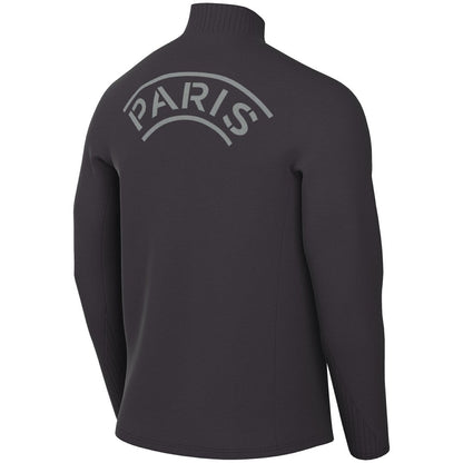 Paris Saint-Germain Strike Drill Quarter-Zip Long Sleeve Dri-FIT Top - Anthracite | Nike sale