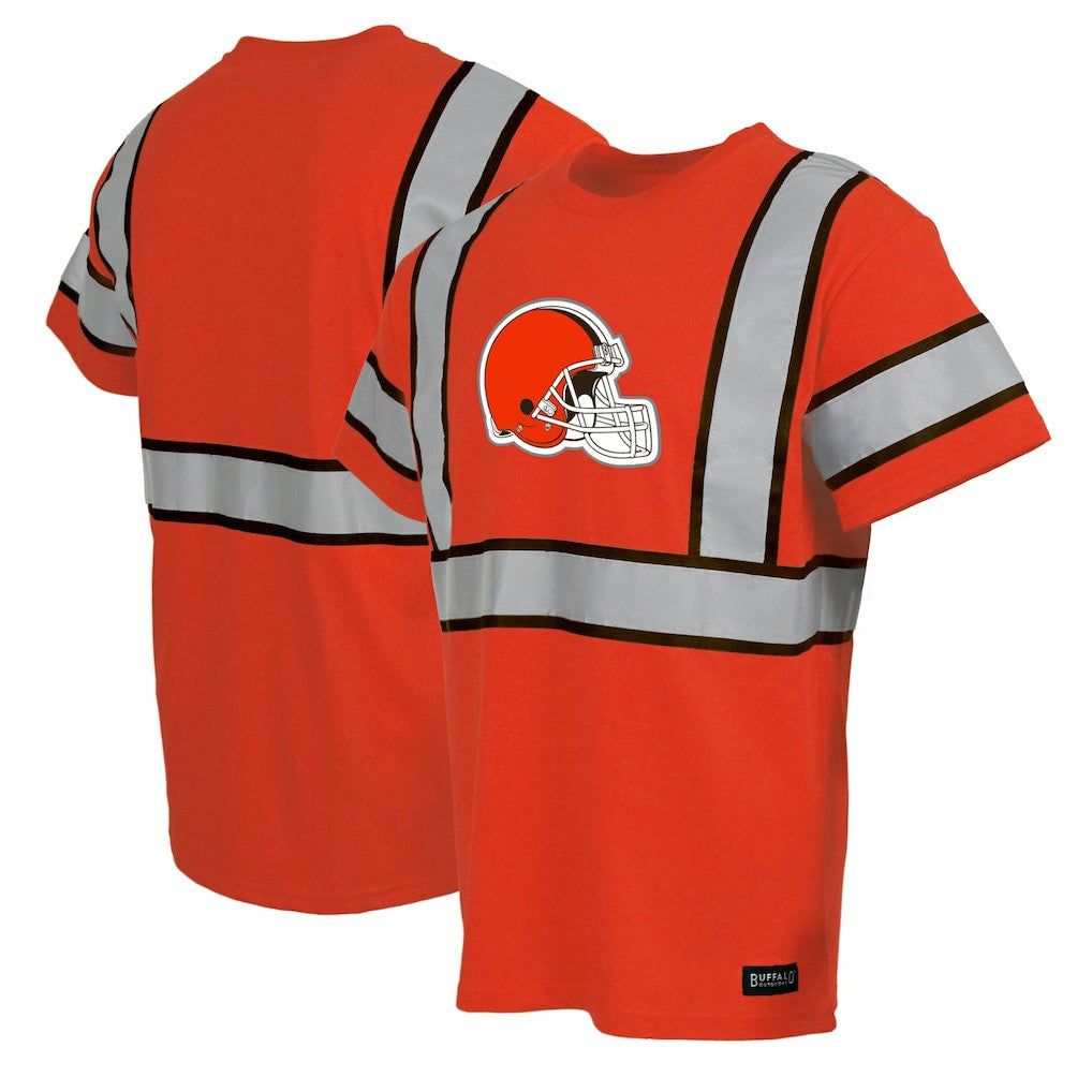 Cleveland Browns Safety Heavyweight T-Shirt - Orange for sale