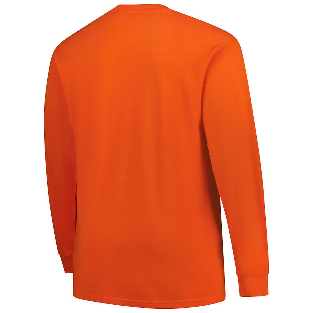 Cleveland Browns Big & Tall Clock Management Legacy Long Sleeve T-Shirt - Orange sale