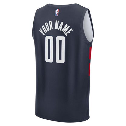 Washington Wizards Youth Fast Break Custom Replica Jersey - Navy - Statement Edition | Fanatics online