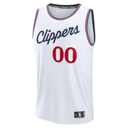 LA Clippers Youth Fast Break Custom Replica Jersey - White - Association Edition | Fanatics for sale
