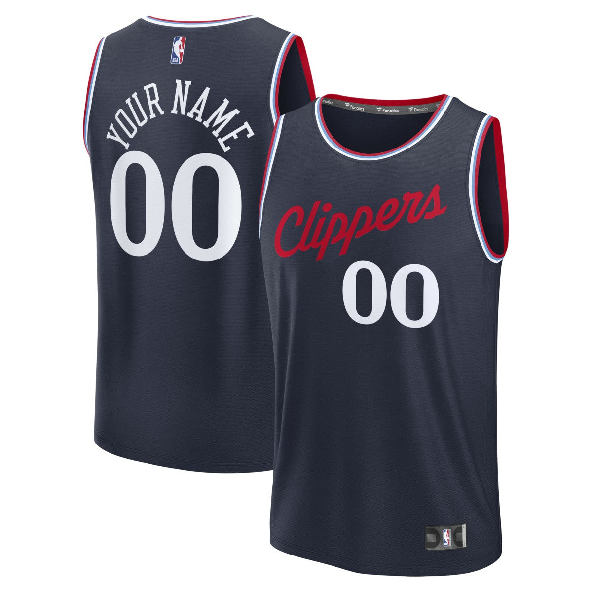 LA Clippers Fast Break Custom Jersey - Icon Edition - Navy | Fanatics cheap