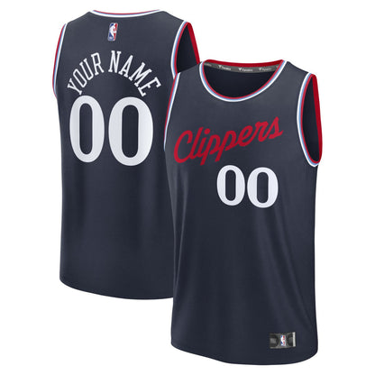LA Clippers Fast Break Custom Jersey - Icon Edition - Navy | Fanatics cheap