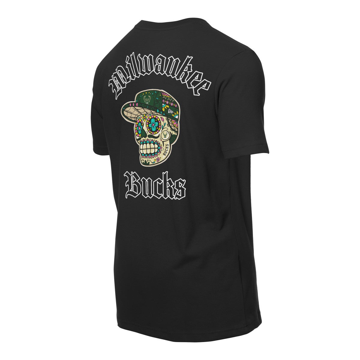 Milwaukee Bucks Sugar Skulls T-Shirt - Black | New Era outlet
