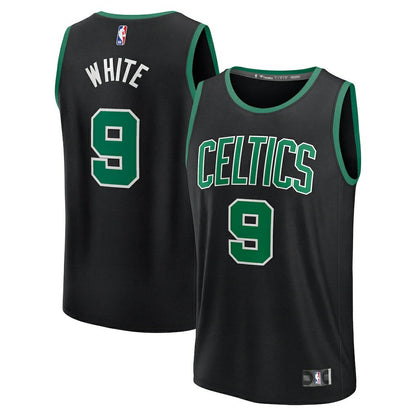Derrick White Boston Celtics Fast Break Replica Player Jersey - Statement Edition - Black | Fanatics for sale