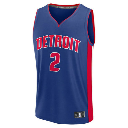 Cade Cunningham Detroit Pistons Fast Break Replica Player Jersey sale - Icon Editi- Blue | Fanatics online