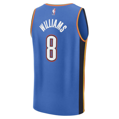Jalen Williams Oklahoma City Thunder Fast Break Replica Player Jersey - Icon Edition - Blue | Fanatics outlet
