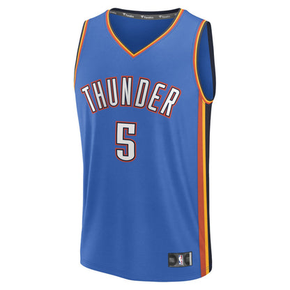 Luguentz Dort Oklahoma City Thunder Fast Break Replica Player Jersey - Icon Edition - Blue | Fanatics cheap