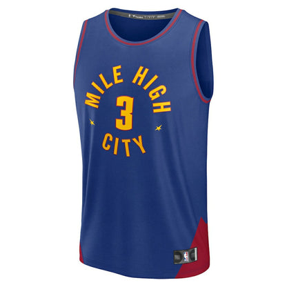 Julian Strawther Denver Nuggets Fast Break Replica Player Jersey sale - Statement Editi- Blue | Fanatics on sale