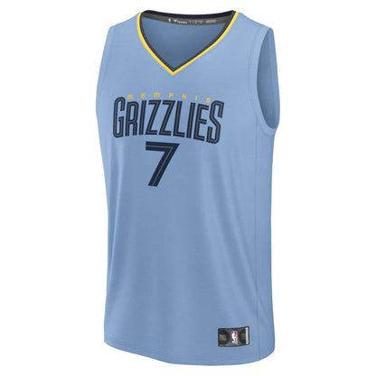 Santi Aldama Memphis Grizzlies Fast Break Replica Player Jersey - Statement Edition - Light Blue | Fanatics cheap