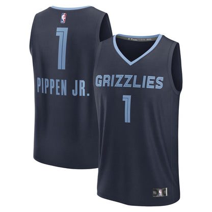 Scotty Pippen Jr. Memphis Grizzlies Fast Break Replica Player Jersey - Icon Edition - Navy | Fanatics shop