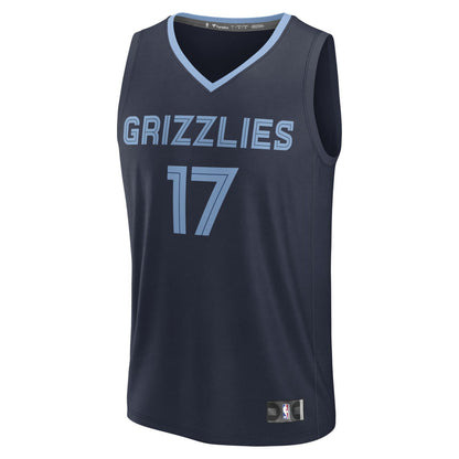 Yuki Kawamura Memphis Grizzlies Fast Break Replica Player Jersey - Icon Edition - Navy | Fanatics for sale