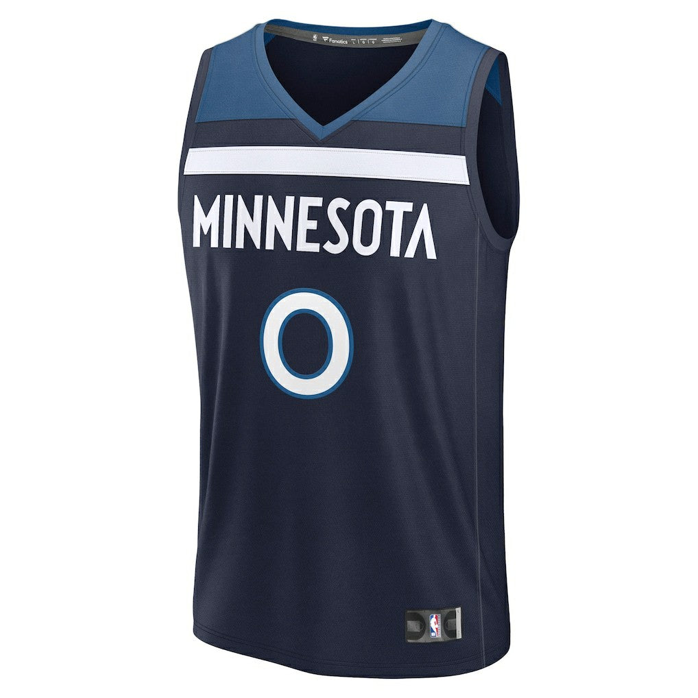 Donte DiVincenzo Minnesota Timberwolves Fast Break Replica Player Jersey - Icon Edition - Navy | Fanatics sale