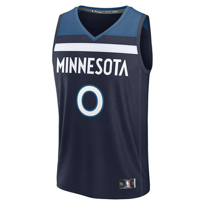 Donte DiVincenzo Minnesota Timberwolves Fast Break Replica Player Jersey - Icon Edition - Navy | Fanatics sale