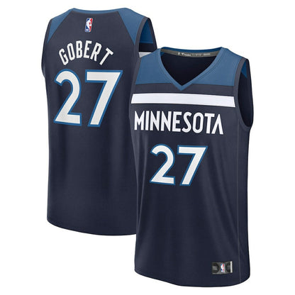 Rudy Gobert Minnesota Timberwolves Fast Break Replica Player Jersey - Icon Edition - Navy | Fanatics cheap