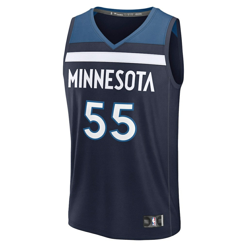 Luka Garza Minnesota Timberwolves Fast Break Replica Player Jersey - Icon Edition - Navy | Fanatics for sale