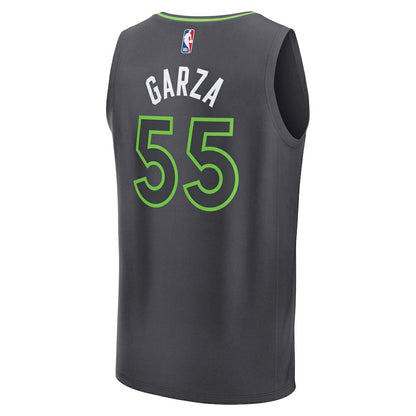 Luka Garza Minnesota Timberwolves Fast Break Replica Player Jersey - Statement Edition - Charcoal | Fanatics outlet