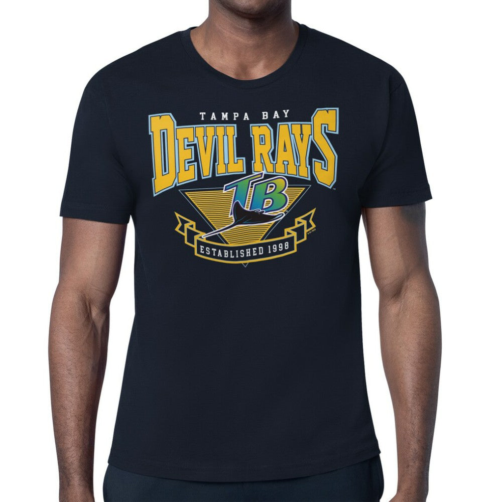 Tampa Bay Rays Starter ‘80s Inspired T-Shirt - Black