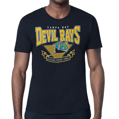 Tampa Bay Rays Starter ‘80s Inspired T-Shirt - Black