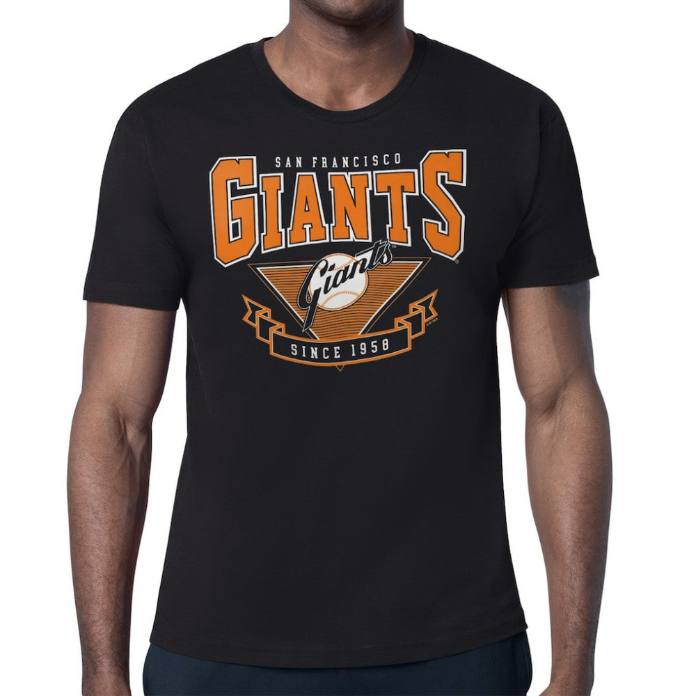 San Francisco Giants Starter ‘80s Inspired T-Shirt - Black