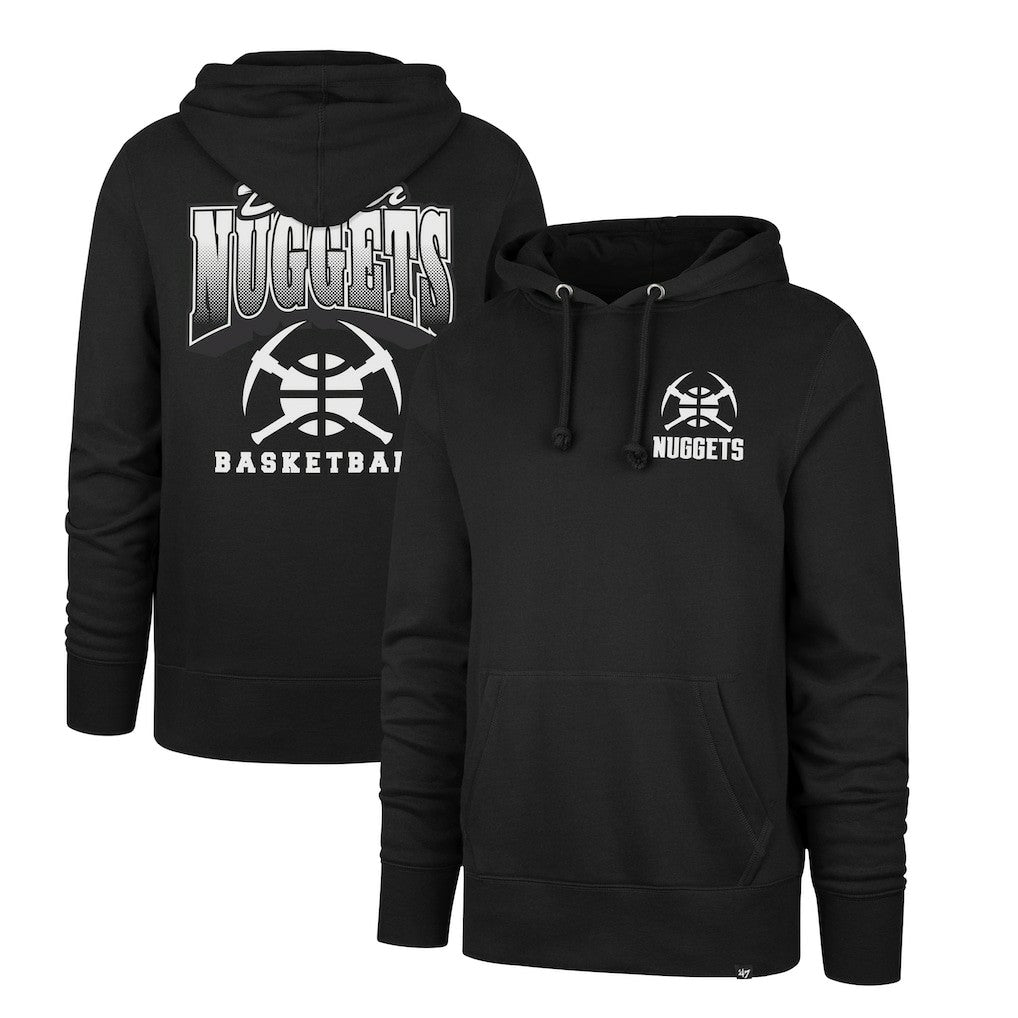 Denver Nuggets '47 2025/26 City Edition Jab Step Headline Hoodie - Black | 47 brand outlet