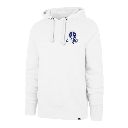 Orlando Magic '47 2025/26 City Edition Jab Step Headline Hoodie sale - White | 47 brand for sale